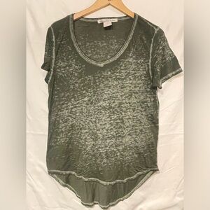 unpainted military green blouse American Rag entry cie brand size S